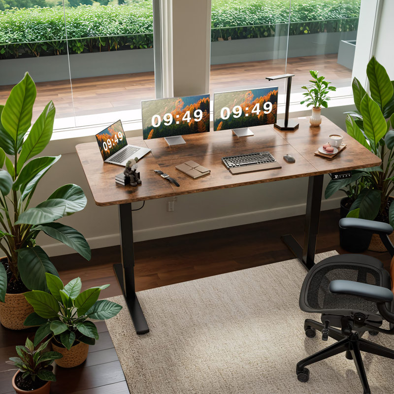 The Twillery Co.® Hassett Ergonomic Height Adjustable Standing Desk